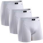 Slip bianchi M di cotone oeko-tex sostenibili traspiranti lavabili in lavatrice per Uomo Danish Endurance 