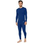 Pantaloni blu navy 3 XL taglie comode oeko-tex sostenibili manica lunga da sci Danish Endurance 