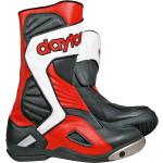 Daytona Evo Voltex Stivali da moto, nero-bianco-rosso, taglia 40