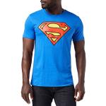DC Comic Superman Logo-T-shirt Uomo, Azul Royal, X