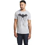 Magliette & T-shirt grigie M taglie comode traspiranti con scollo tondo mezza manica con scollo rotondo per Uomo DC Comics Batman 