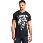 DC Comics Crazed Joker T-Shirt, Nero (Black Blk),