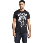 DC Comics Crazed Joker T-Shirt, Nero (Black Blk),