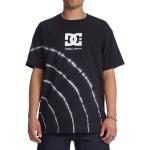 Magliette & T-shirt scontate nere S di cotone tie-dye con scollo tondo mezza manica con scollo rotondo per Uomo DC Shoes 