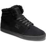 Sneakers alte larghezza E scontate nere numero 40 in nabuk per Uomo DC Shoes Crisis 