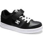 Sneakers larghezza E scontate nere numero 36 in nabuk chiusura velcro a strappo per bambini DC Shoes Manteca 