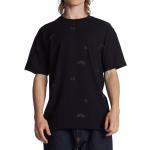 Magliette & T-shirt scontate nere XXL taglie comode di cotone mezza manica con scollo rotondo per Uomo DC Shoes 