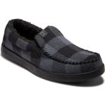 Mocassini invernali larghezza E scontati neri numero 38 in nabuk con allacciatura elasticizzata per Uomo DC Shoes 
