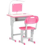 Sedie rosa in acciaio con altezza regolabile di design 