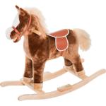Dondoli in legno di pioppo a tema cavalli per bambini cavalli e stalle per età 2-3 anni 