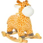Peluche di legno a tema animali giraffe per bambini 35 cm cavalli e stalle 