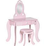 Tavolini rosa di legno 