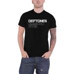 Deftones T Shirt Static Skull Band Logo Nuovo Ufficiale Uomo Nero Size XX-Large