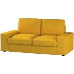 Dekoria Kivik rivestimento per divano a 2 posti Rivestimento, copridivano, fodere adatto al modello Ikea Kivik, senape