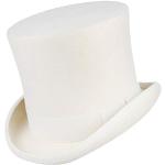 Cappelli bianchi di lana per l'autunno per festa di Carnevale per Donna 