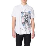Magliette & T-shirt bianche XXL taglie comode ricamate per Uomo Desigual 