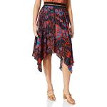 Desigual FAL_itaca Gonna, Rosso (Sunset 7026), Large Donna