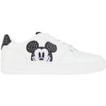 Sneakers basse bianche numero 41 in tessuto tinta unita con stringhe per Donna Desigual Disney 