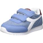 Sneakers larghezza B casual blu numero 33 in similpelle per bambini Diadora 