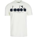T-shirt beige XS mezza manica da fitness per Uomo Diadora 