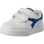 Sneakers basse larghezza E casual blu numero 27 di pelle per bambini Diadora Raptor 