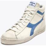 Diadora Scarpe Sneakers UOMO GAME L HIGH WAXED Bianco Blue T2