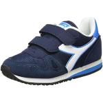 Sneakers larghezza E casual azzurre numero 21 per bambini Diadora Simple Run 