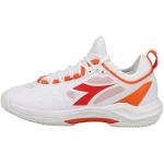 Diadora Womens Speed Blushield Fly 3 Plus Clay Running Sneakers Shoes - White - Size 7 M