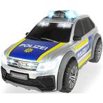 Dickie Toys, 203714013, Volkswagen VW Tiguan R-Line, auto della polizia con luce e suono, auto della polizia, incl. batterie, 25 cm, a partire dai 3 anni, multicolore