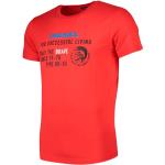 Magliette & T-shirt rosse L di cotone mezza manica con manica corta per Uomo Diesel 