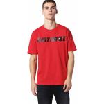 Magliette & T-shirt scontate rosse XXL taglie comode di cotone mezza manica con manica corta per Uomo Diesel 