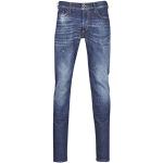 Jeans slim vita 29 blu di cotone per Uomo Diesel Tepphar 