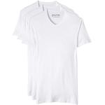 DIM T-Shirt con Scollo a V Ecodim 100% Cotone Uomo x3, Bianco, XL