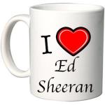DìMò ART Tazza Personalizzata Mug I Love Heart Ed Sheeran Mug Gift i Love