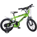 Biciclette verdi 16 pollici per bambini Dino bikes 