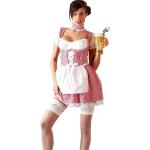 Dirndl Completo Tirolese Rosso Xl