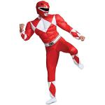 Costumi Carnevale rossi XXL Disguise Power rangers 
