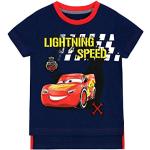 T-shirt manica corta multicolore 8 anni mezza manica per bambini Cars Saetta Mc Queen 
