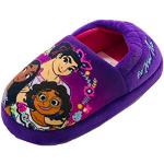 Pantofole larghezza E viola numero 28 con allacciatura elasticizzata per bambini Disney 