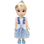Disney Princess Bambola Principessa Cenerentola 38 cm con bellissimi occhi scintillanti, abito scarpette e tiara, bambine dai 3 anni in su