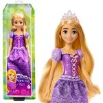 Disney Princess - Rapunzel bambola vestita alla moda con capi e accessori scintillanti ispirati al film, giocattolo per bambini, 3+ Anni, HLW03