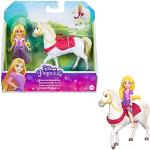 Mattel Disney Princess - Rapunzel e Maximus, bambola piccola snodata e cavallo Maximus ispirati al film Disney Rapunzel, Giocattolo per Bambini 3+ Anni, HLW84