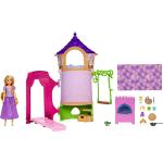 Mattel Disney Princess - Rapunzel's Tower Playset, bambola Rapunzel snodata e torre playset per giocare a 360°, 6 aree gioco e tanti accessori, Giocattolo per Bambini 3+ Anni, HMV99