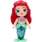 Disney Store bambola ufficiale peluche Ariel, La Sirenetta, 37 cm, peluche classico personaggio principesco per bambini, principessa subacquea con espressione ricamata e coda scintillante