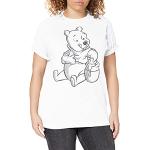 Magliette & T-shirt bianche M a tema orso mezza manica con manica corta per Donna Winnie the Pooh 