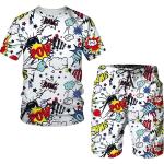 Vestiti ed accessori sportivi 3 XL taglie comode in poliestere lavabili in lavatrice per l'estate per Uomo 