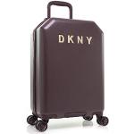 Set trolley porpora con ruote spinner DKNY 