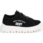 Sneakers scontate nere numero 30 per bambini DKNY 