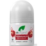Deodoranti antitranspiranti 50 ml Bio naturali cruelty free vegan al melograno Dr. Organic 