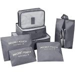 DoGeek Organizer Valigie Organizzatore da Viaggio 7 Set Packing Cubes per Vestiti,Cosmetici,Scarpe,Intimo Organizzatori per Luggage di Abbigliamento Multifunzionale